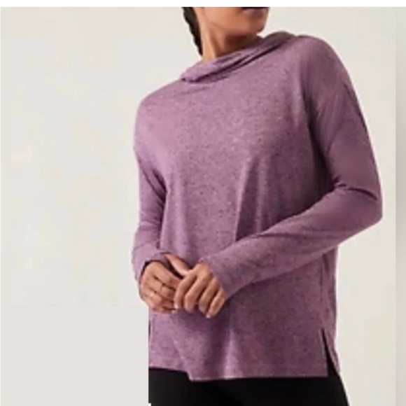 Athleta Uptempo II Hooded Shirt - Picture 1 of 5